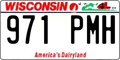 WI license plate 971PMH