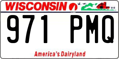 WI license plate 971PMQ