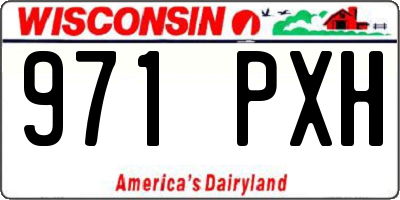 WI license plate 971PXH