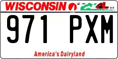 WI license plate 971PXM