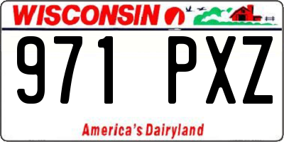 WI license plate 971PXZ