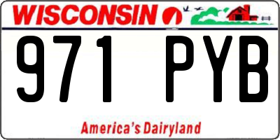 WI license plate 971PYB