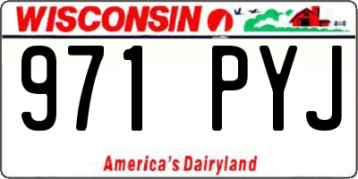 WI license plate 971PYJ