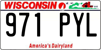 WI license plate 971PYL
