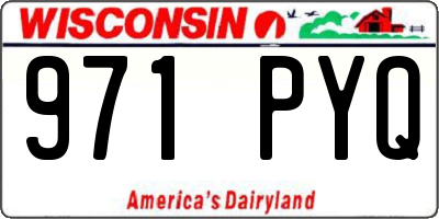 WI license plate 971PYQ