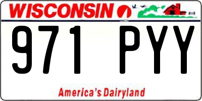 WI license plate 971PYY