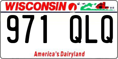 WI license plate 971QLQ