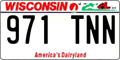 WI license plate 971TNN