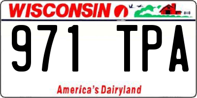 WI license plate 971TPA