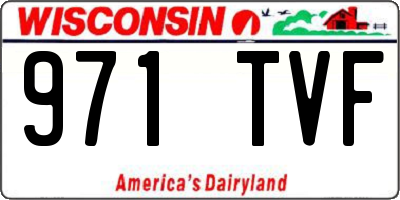 WI license plate 971TVF