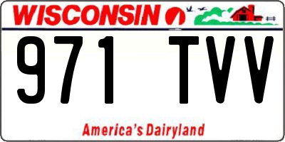 WI license plate 971TVV
