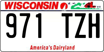 WI license plate 971TZH