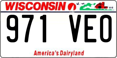 WI license plate 971VEO