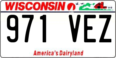 WI license plate 971VEZ