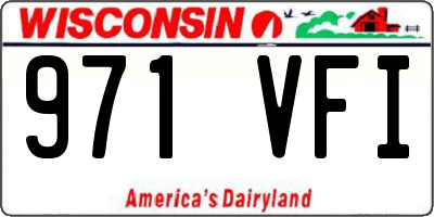 WI license plate 971VFI