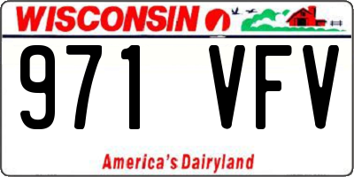 WI license plate 971VFV