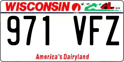 WI license plate 971VFZ