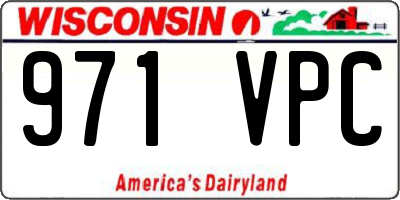 WI license plate 971VPC