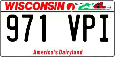 WI license plate 971VPI