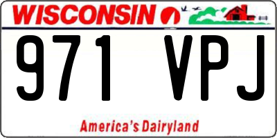 WI license plate 971VPJ