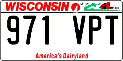 WI license plate 971VPT