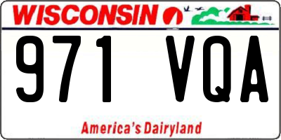 WI license plate 971VQA