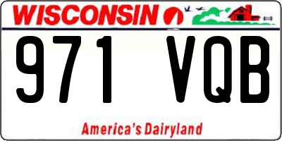 WI license plate 971VQB
