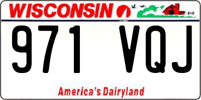 WI license plate 971VQJ