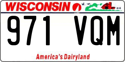 WI license plate 971VQM