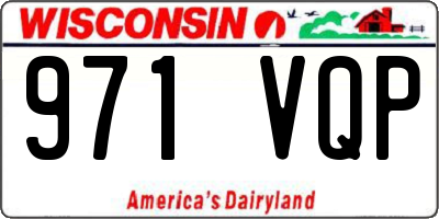 WI license plate 971VQP