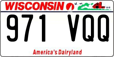 WI license plate 971VQQ