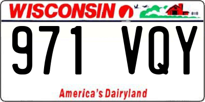 WI license plate 971VQY