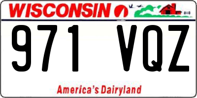 WI license plate 971VQZ