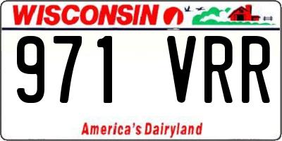 WI license plate 971VRR