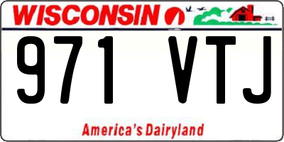 WI license plate 971VTJ