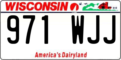 WI license plate 971WJJ