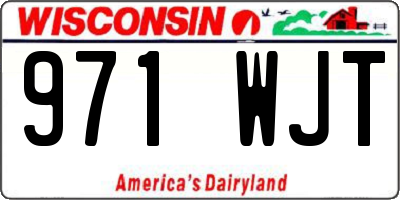 WI license plate 971WJT