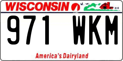 WI license plate 971WKM