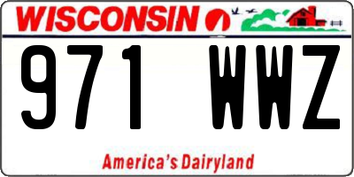 WI license plate 971WWZ