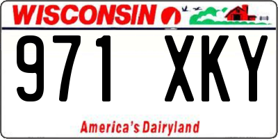 WI license plate 971XKY