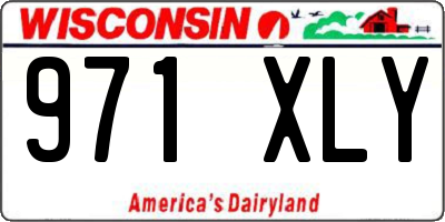 WI license plate 971XLY