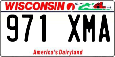 WI license plate 971XMA