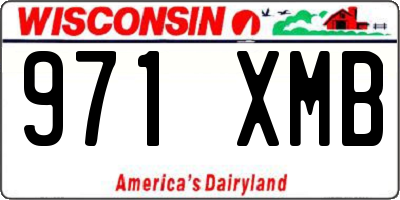 WI license plate 971XMB