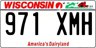 WI license plate 971XMH