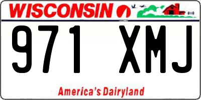 WI license plate 971XMJ