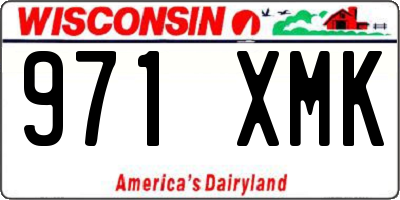 WI license plate 971XMK