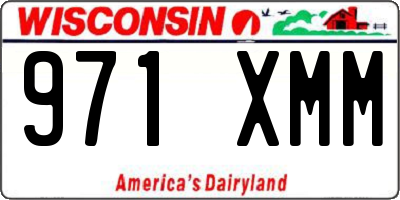 WI license plate 971XMM