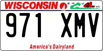 WI license plate 971XMV