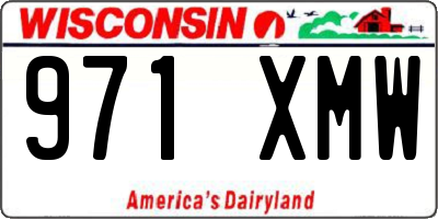 WI license plate 971XMW