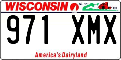 WI license plate 971XMX